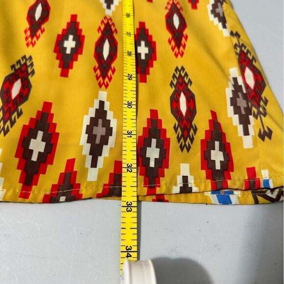 Peach Love Cream sleeveless dress. Buttons up the back. Size S - Picture 6 of 6